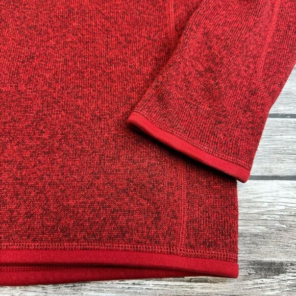 Patagonia Men's Better Sweater Fleece Jacket Dark Red XS Extra Small Zip Pocket - Picture 5 of 10